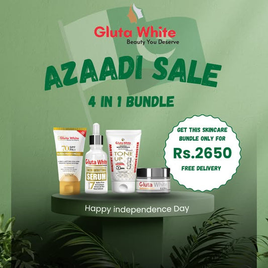 Gluta White Whitening And Glow Kit 4 IN 1